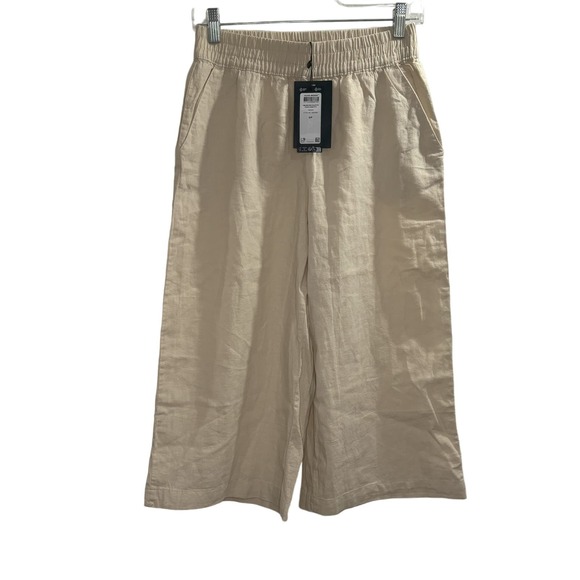 Vero Moda NWT - Culotte Pants in Cream High Waisted Wide Leg Size Small - Picture 1 of 3